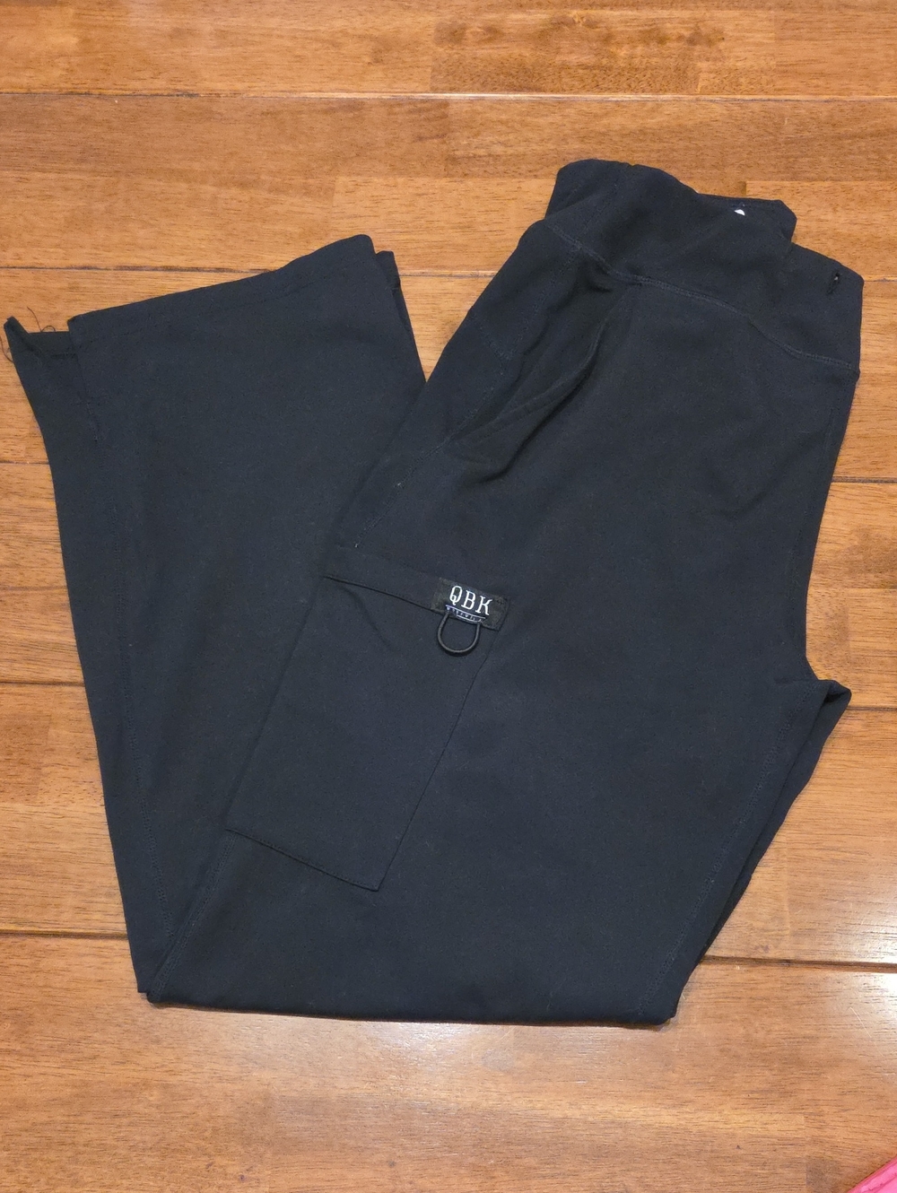QBx Scrub Bottoms- Womens Black Size Large